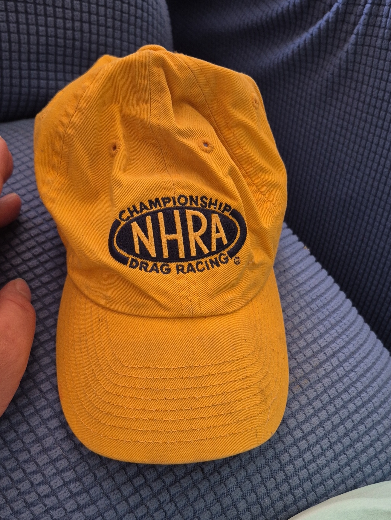 Nhra Championship Drag Racing Yellow Baseball Cap